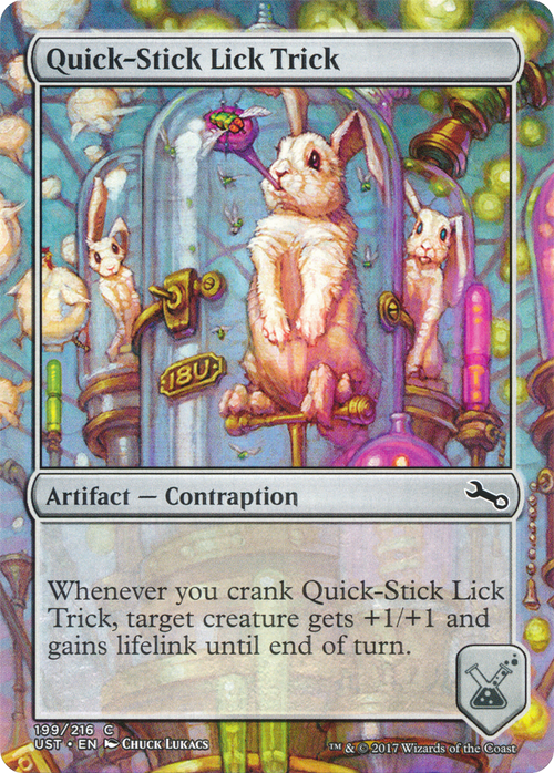 Quick-Stick Lick Trick (UST-199) - Unstable (Borderless) Foil