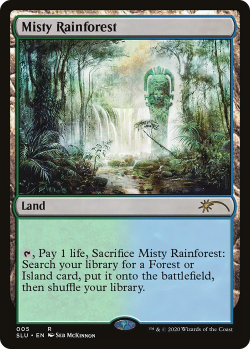 Misty Rainforest (SLU-005) - Secret Lair: Ultimate Edition