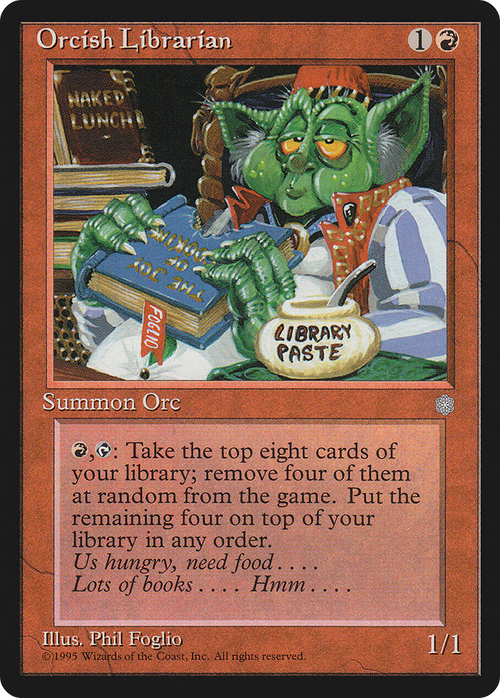 Orcish Librarian (ICE-) - Ice Age