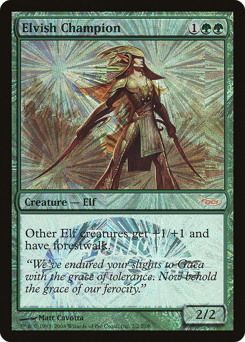 Elvish Champion (Junior Series Europe) (JSS-2E08) - Junior Series Europe Foil