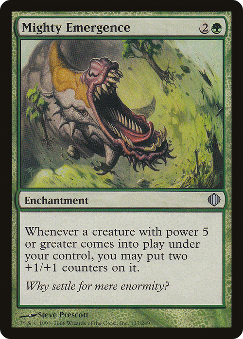 Mighty Emergence (ALA-137) - Shards of Alara Foil