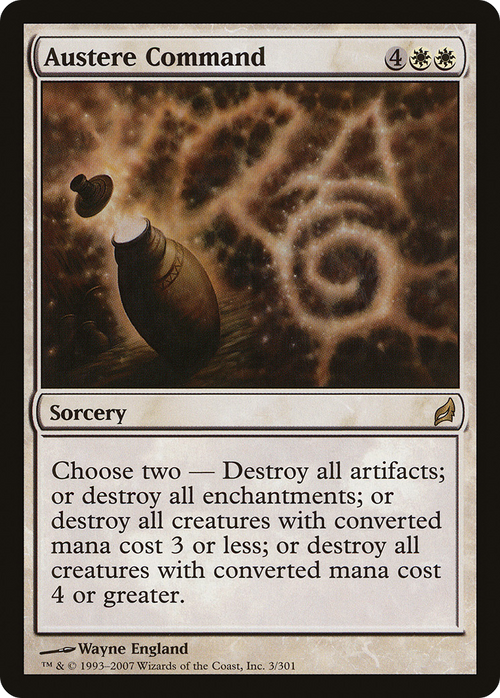 Austere Command (LRW-003) - Lorwyn Foil
