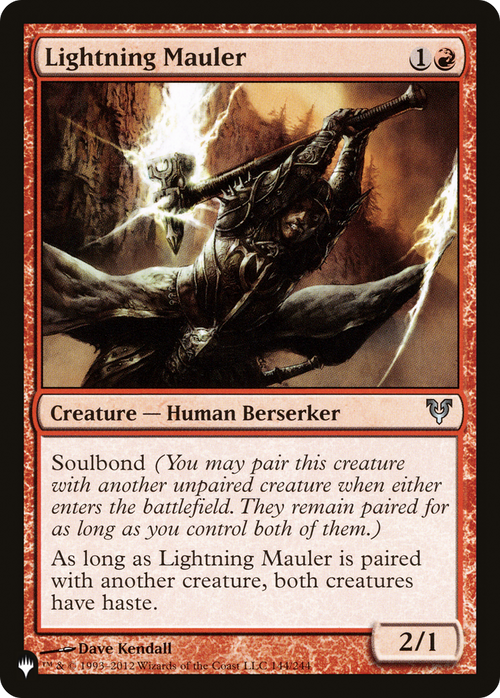 Lightning Mauler (LIST-AVR-144) - The List