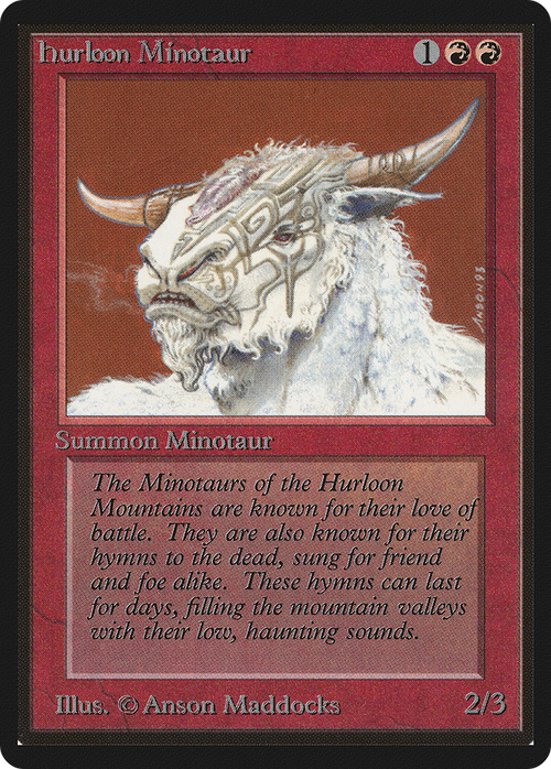 Hurloon Minotaur (LEB-) - Limited Edition Beta