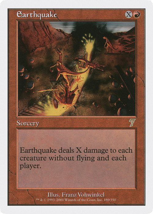 Earthquake (7ED-180) - 7th Edition Foil