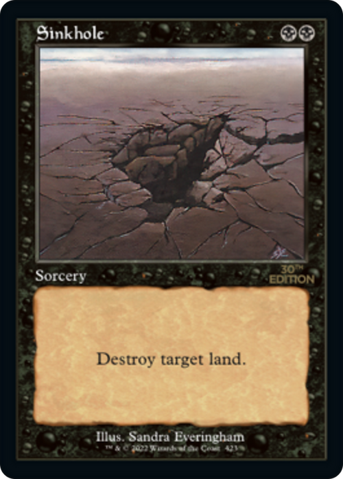 Sinkhole (Retro Frame) (30A-423) - 30th Anniversary Edition