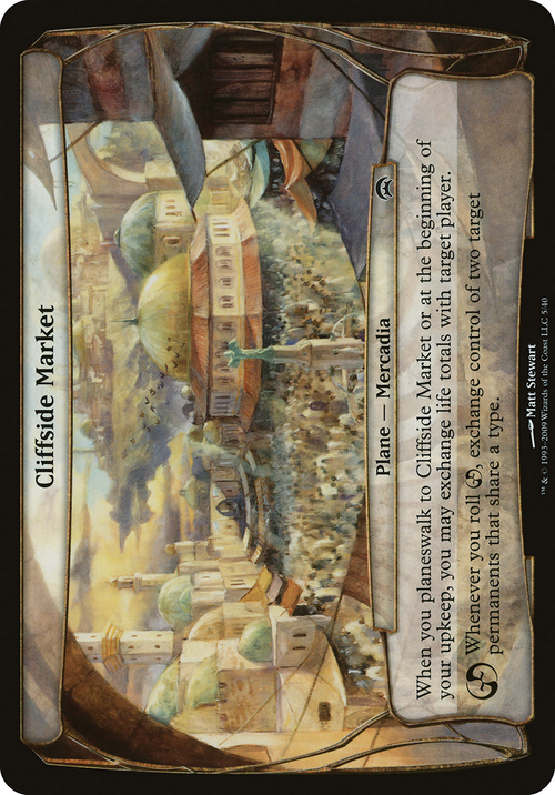 Cliffside Market (Planechase) (OVER-005) - Planechase Planes