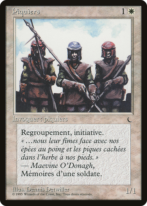 Pikemen (French) - "Piquiers" (REN-) - Renaissance