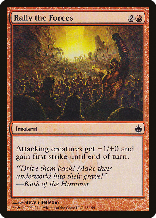 Rally the Forces (MBS-073) - Mirrodin Besieged