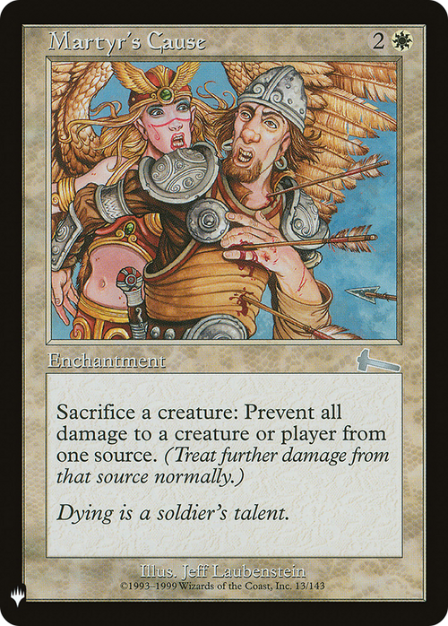 Martyr's Cause (LIST-ULG-13) - The List
