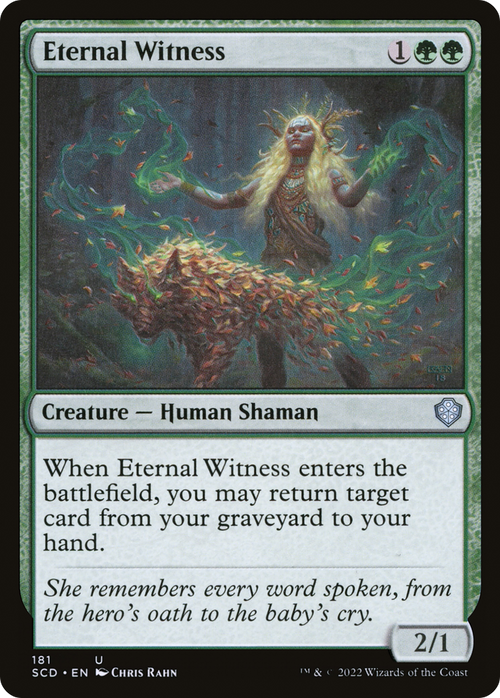 Eternal Witness (SCD-181) - Starter Commander Decks