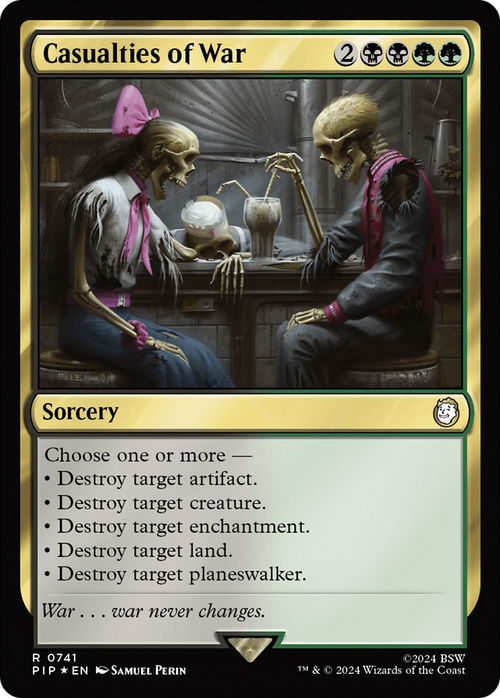 Casualties of War (Surge Foil) (PIP-741) - Fallout Foil