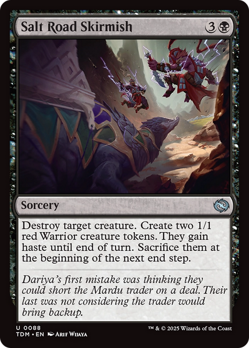 Salt Road Skirmish (TDM-088) - Tarkir: Dragonstorm Foil