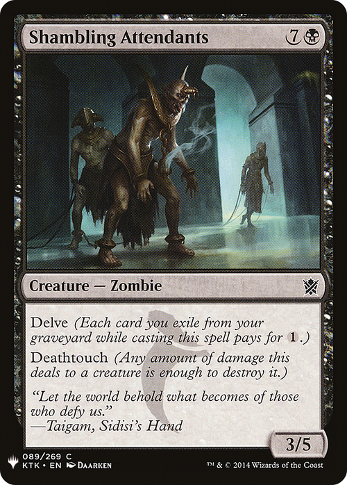 Shambling Attendants (LIST-KTK-89) - The List