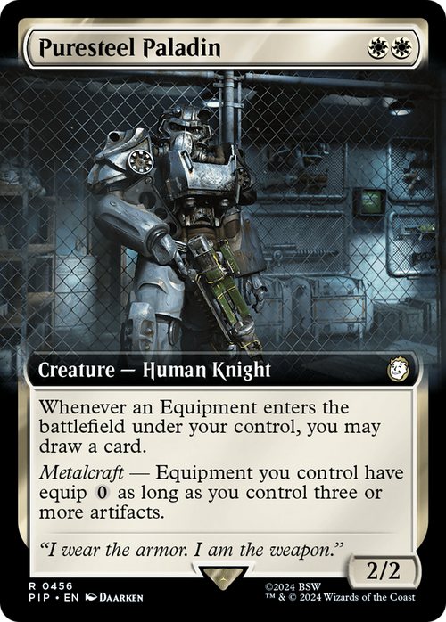 Puresteel Paladin (Extended Art) (PIP-456) - Fallout: (Extended Art)