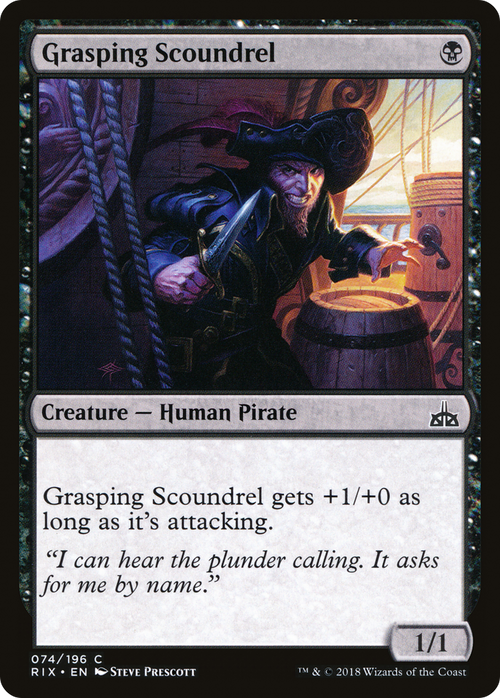 Grasping Scoundrel (RIX-074) - Rivals of Ixalan
