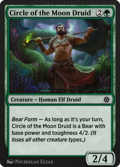Circle of the Moon Druid (HBG-204) - Alchemy Horizons: Baldur's Gate