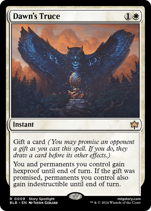 Dawn's Truce (BLB-009) - Bloomburrow Foil