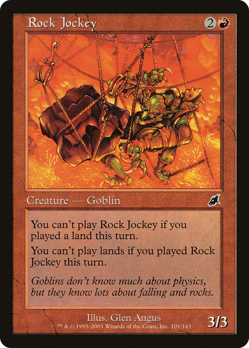 Rock Jockey (SCG-101) - Scourge Foil