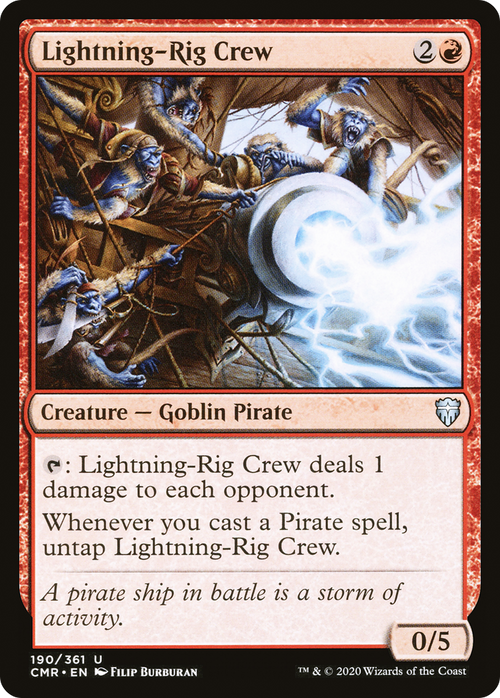 Lightning-Rig Crew (CMR-190) - Commander Legends