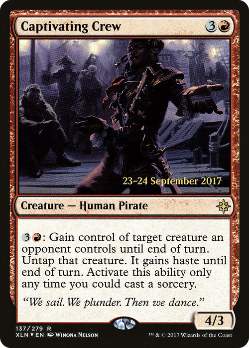 Captivating Crew (PRE-137S) - Ixalan Promos Foil