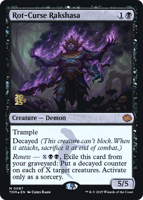 Rot-Curse Rakshasa (PRE-87S) - Prerelease Cards Foil