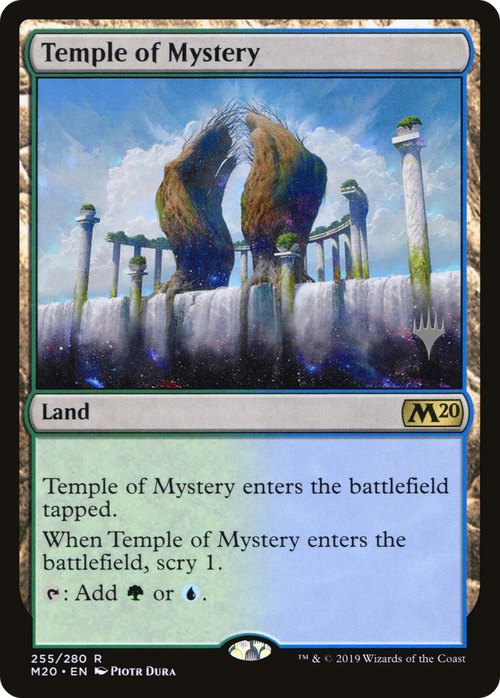 Temple of Mystery (PPM20-255P) - Core Set 2020 Promos Foil