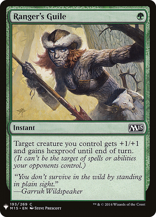 Ranger's Guile (LIST-M15-193) - The List