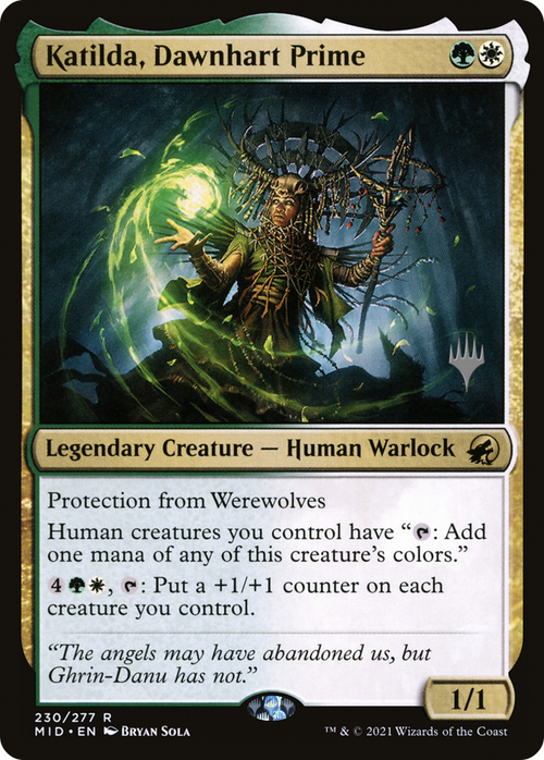 Katilda, Dawnhart Prime (PPMID-230P) - Innistrad: Midnight Hunt Promos