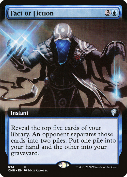 Fact or Fiction (Extended Art) (CMR-634) - Commander Legends: (Extended Art)