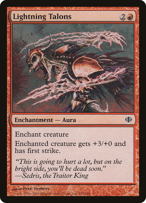 Lightning Talons (ALA-107) - Shards of Alara Foil