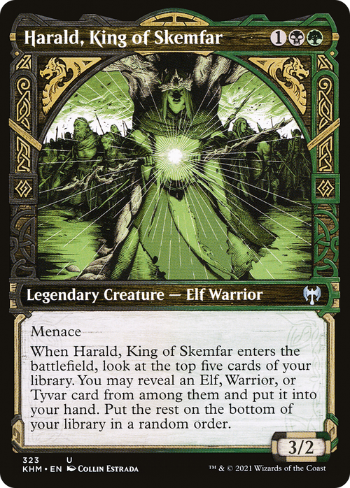 Harald, King of Skemfar (Showcase) (KHM-323) - Kaldheim: (Showcase)