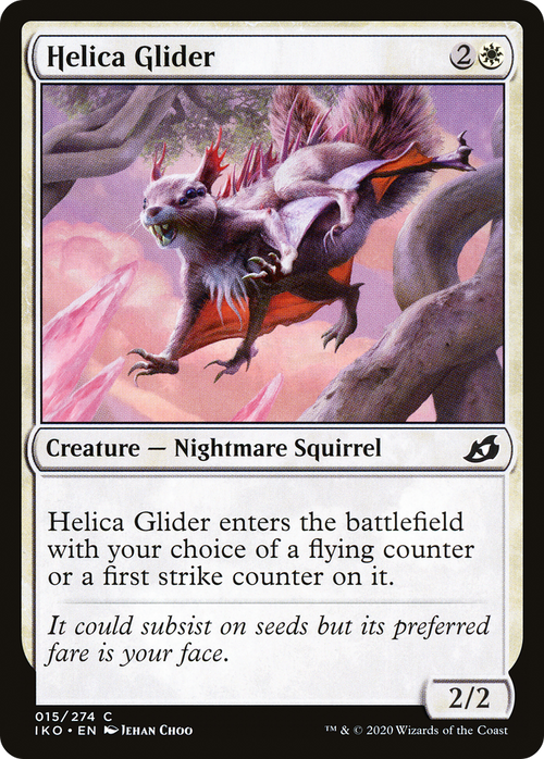 Helica Glider (IKO-015) - Ikoria: Lair of Behemoths Foil