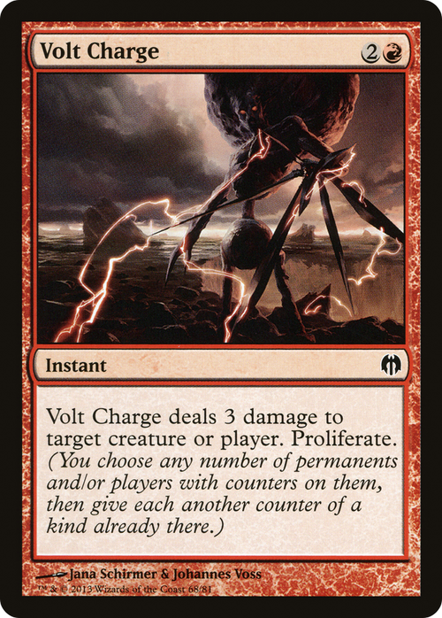 Volt Charge (DDL-068) - Duel Decks: Heroes vs. Monsters