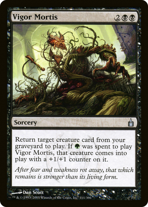 Vigor Mortis (RAV-111) - Ravnica: City of Guilds Foil