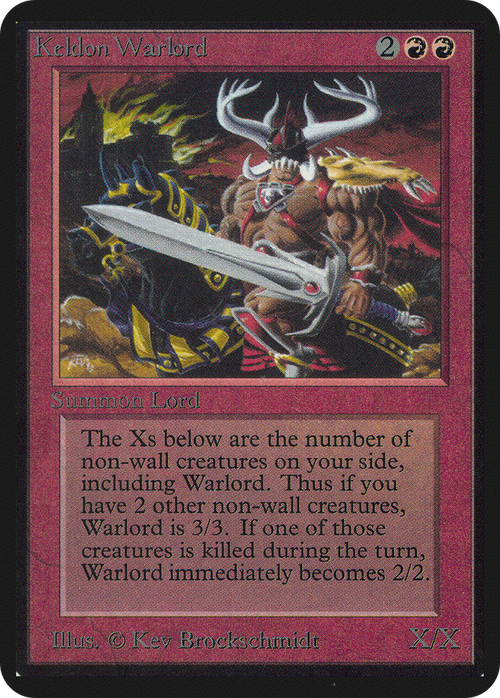 Keldon Warlord (LEA-) - Limited Edition Alpha
