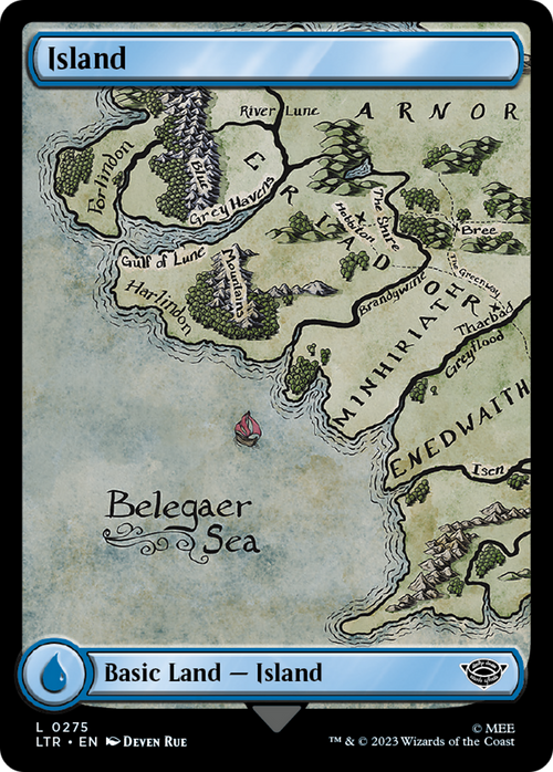 Island (0275) (LTR-275) - The Lord of the Rings: Tales of Middle-earth