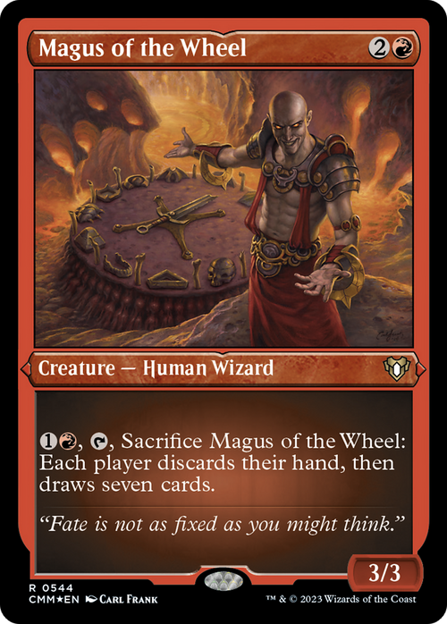 Magus of the Wheel (Foil Etched) (CMM-544) - Commander Masters Foil