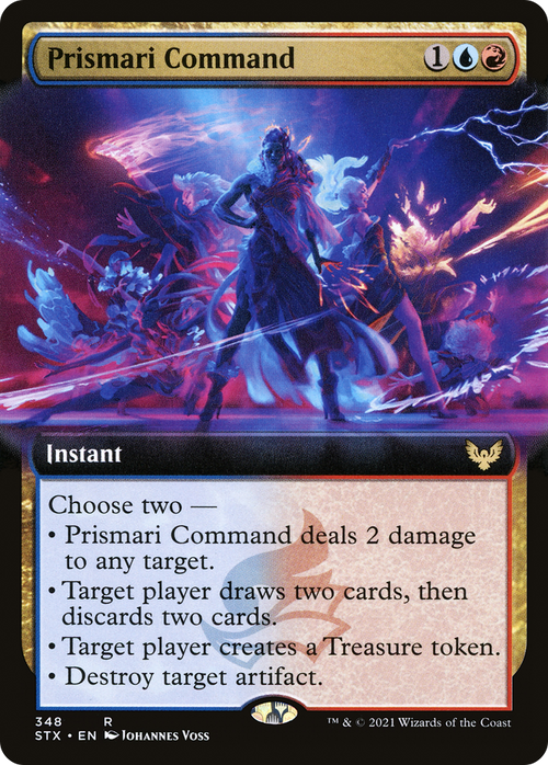 Prismari Command (Extended Art) (STX-348) - Strixhaven: School of Mages: (Extended Art) Foil