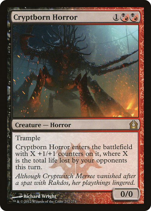 Cryptborn Horror (RTR-212) - Return to Ravnica Foil