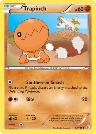 Trapinch/149  - Reverse Holofoil Boundaries Crossed - Common