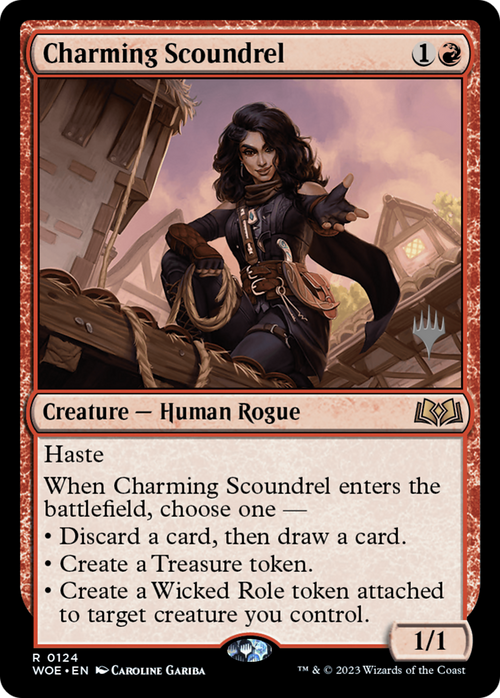 Charming Scoundrel (PPWOE-124) - Wilds of Eldraine Promos