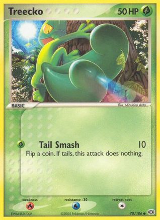 Treecko 070/106  - Reverse Holofoil Emerald - Common