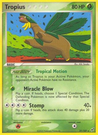 Tropius/107  Deoxys - Rare