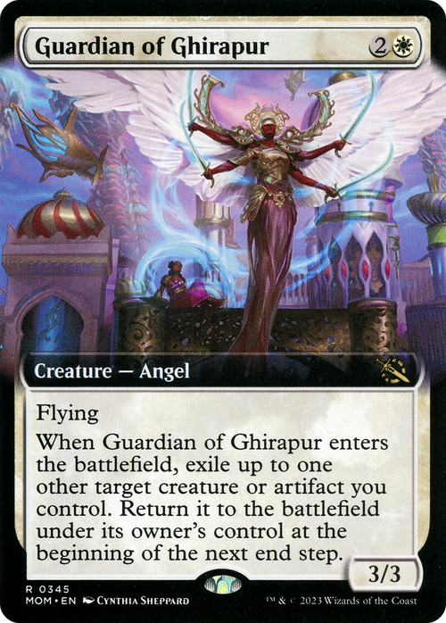Guardian of Ghirapur (Extended Art) (MOM-345) - March of the Machine: (Extended Art)