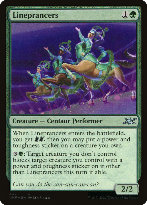 Lineprancers (Galaxy Foil) (UNF-432) - Unfinity Foil