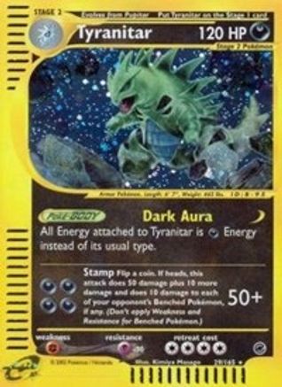 Tyranitar (29)/165  - Holofoil Expedition - Holo Rare