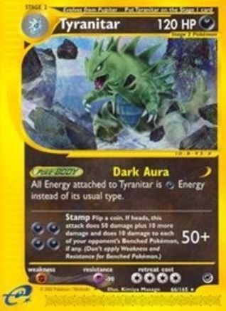 Tyranitar (66)/165  Expedition - Rare
