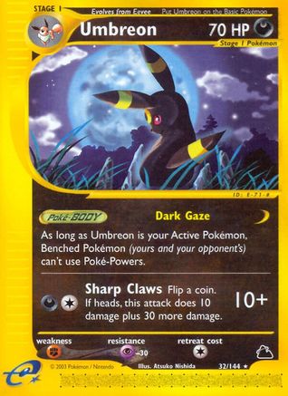 Umbreon (32)/144  Skyridge - Rare
