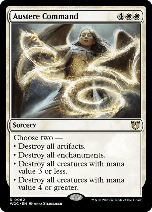 Austere Command (WOC-062) - Wilds of Eldraine Commander